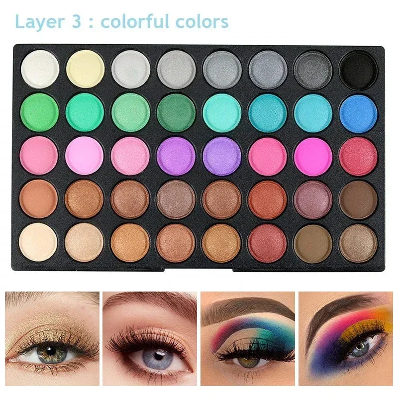 120 Colors Matte Shimmer Eyeshadow Palette