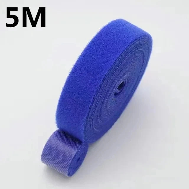 1/5M Cable Organizer Cable Management Wire Winder Tape