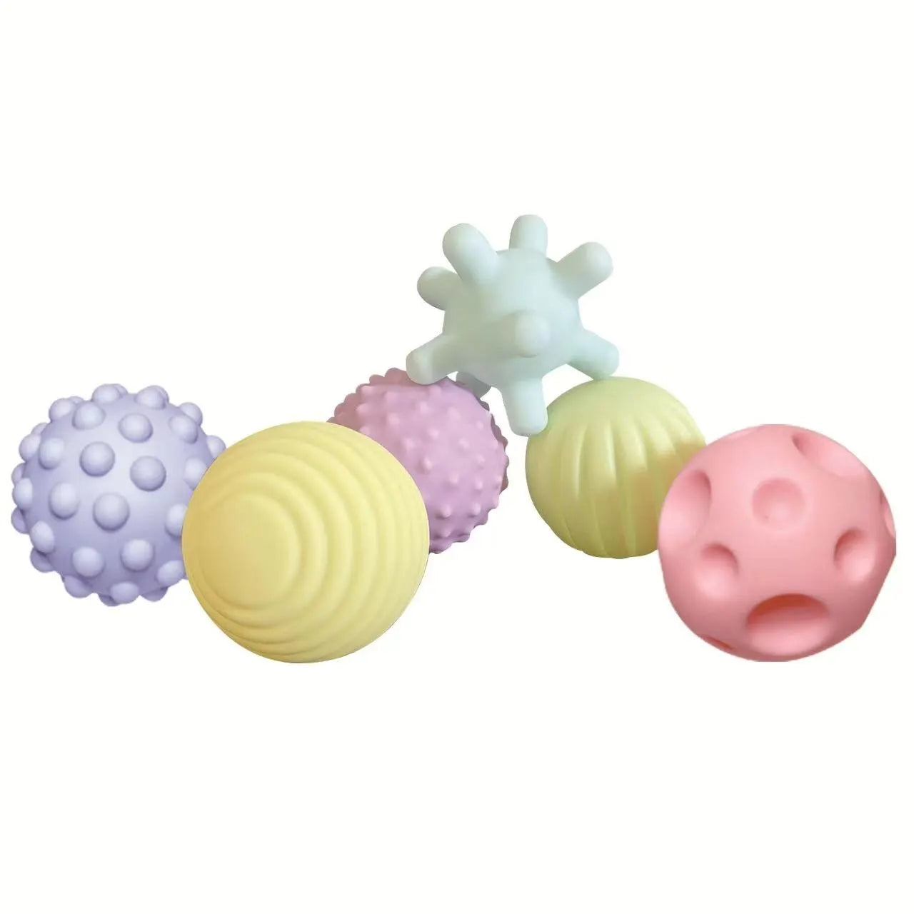 6Pcs Soft Rubber Kneading Ball