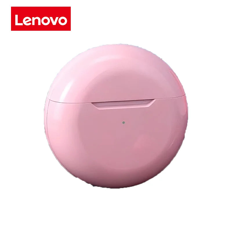 Lenovo Semi-In-Ear Wireless Bluetooth Headphones Touch-Control Sports Headphones 3D Stereo Headphones Suitable for Gaming