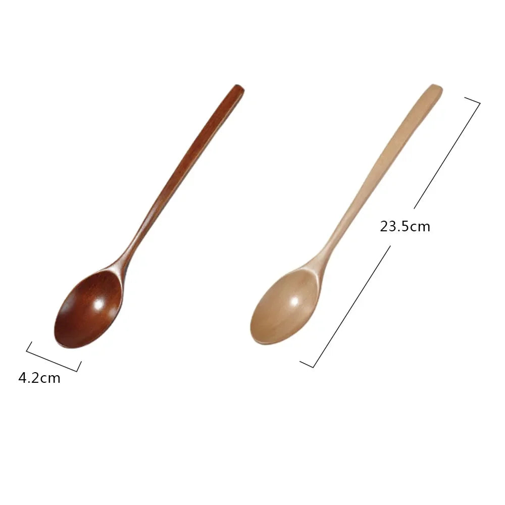 2pcs Wooden Spoon Tableware