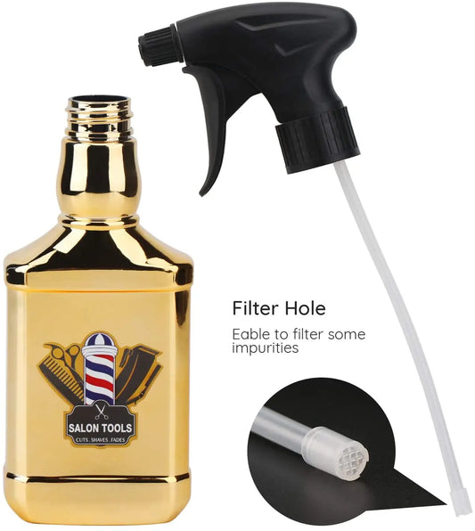 300ML Electroplating Barber Water Spray Bottle