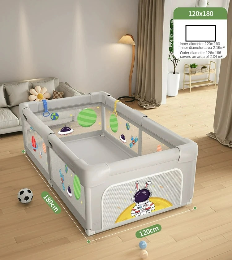Baby Play Playpen Washable Baby Guardrail Indoor Children's Household Crawling Protective Mat Sponge To Prevent Bumps