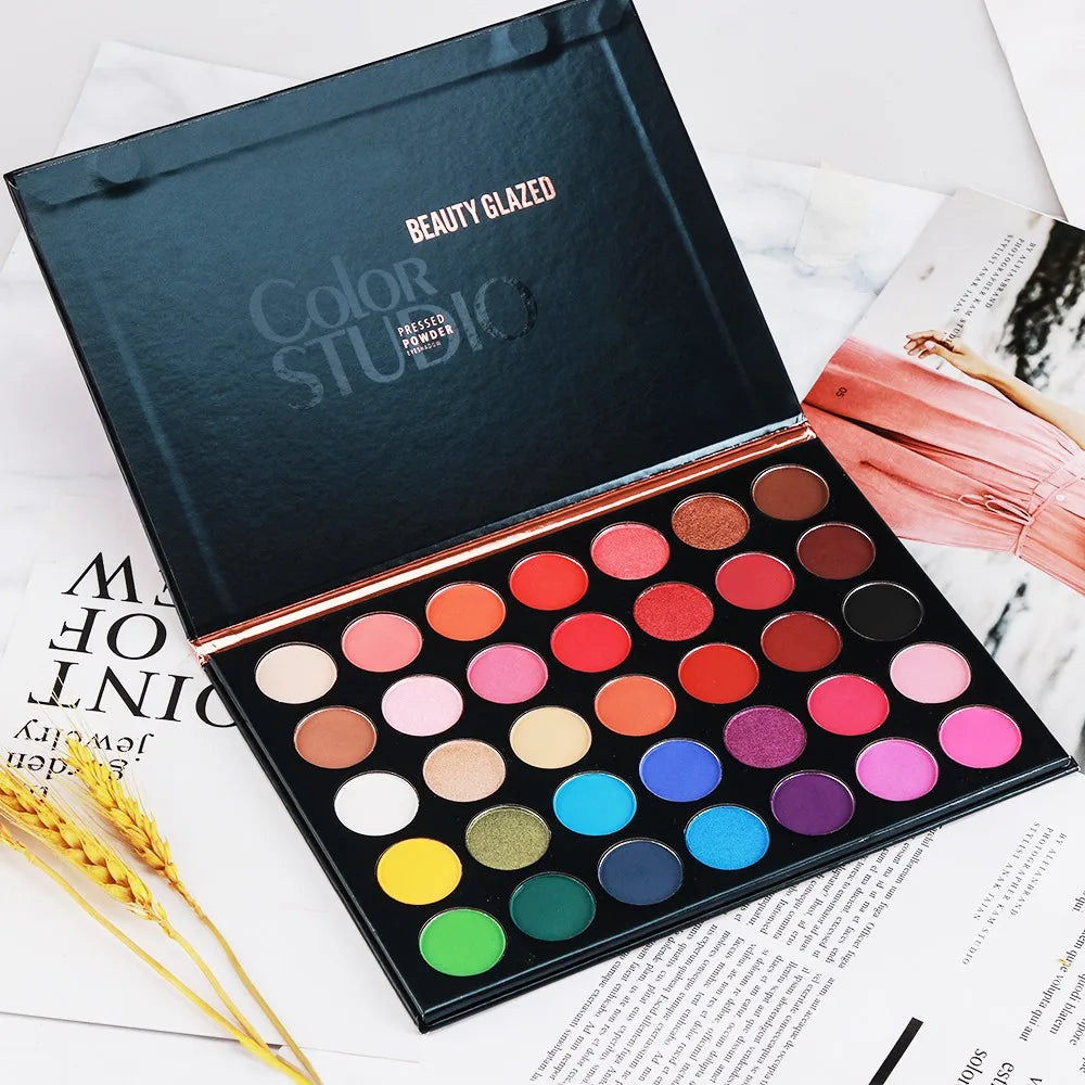 BEAUTY GLAZED 35 Colours Eyeshadow Matte Palette