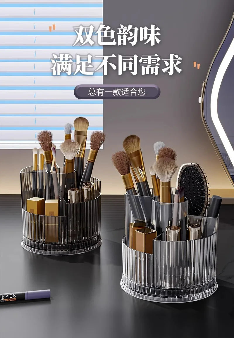 360° Rotating Makeup Brush Holder