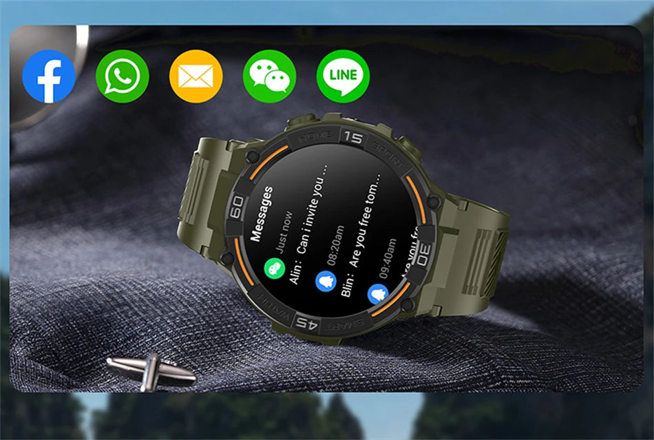 360 HD Smart Watch For Android IOS