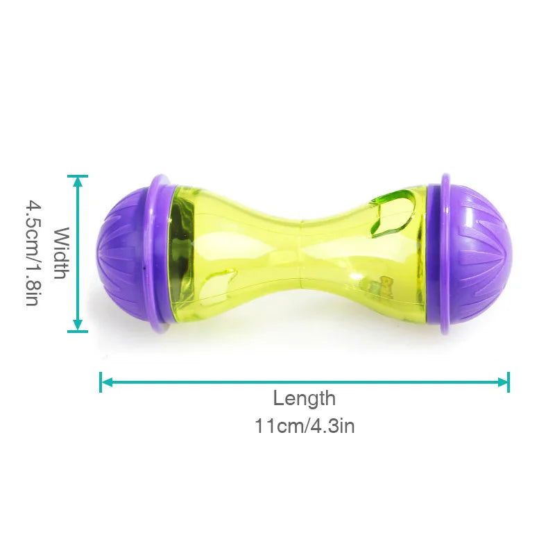Pet Fun Feeding Toy – Interactive Cat & Dog Tumbler Feeder for Puppies and Kittens, Exercise and Treat Dispenser
