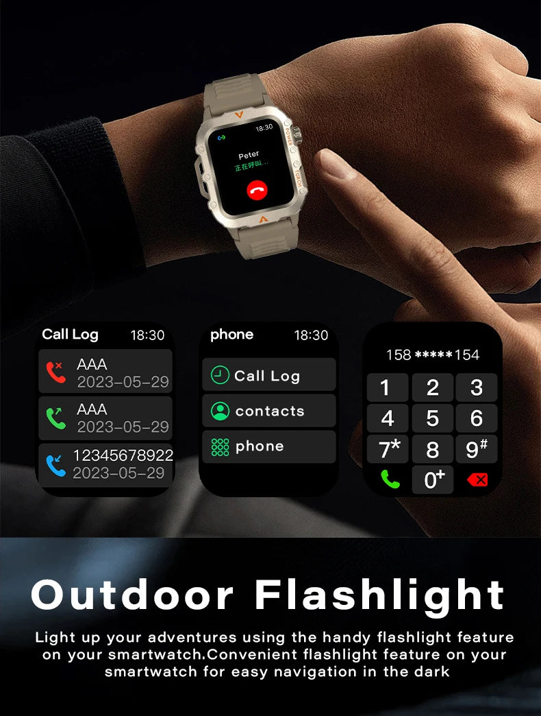 Bluetooth Call Smart Watch Xiaomi Android 2025