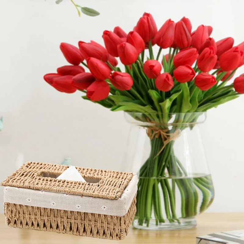 Creative Handmade Rattan Tissue Box
