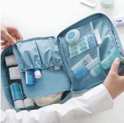 Women's Portable Waterproof Toiletries Organiser Cosmetic Bag