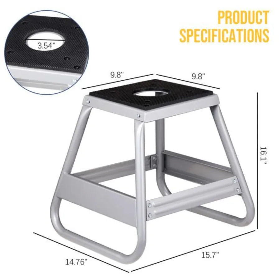 Motorcycle Motocross Dirt Bike Panel Stand Silver[Replace 22753940]