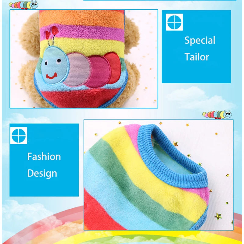 Cute Fleece Dog Winter Coat