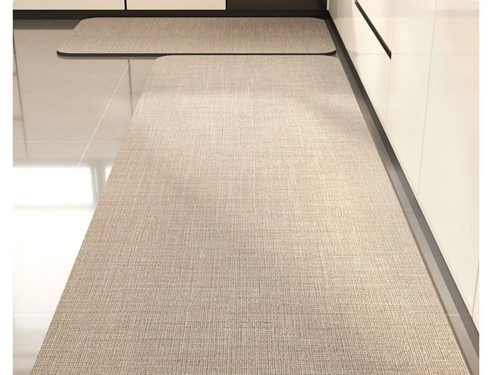 Kitchen Rug Super Absorbent Kitchen Mat for Floor Non-slip Rugs Bathroom Mat Washable Kitchen Carpet