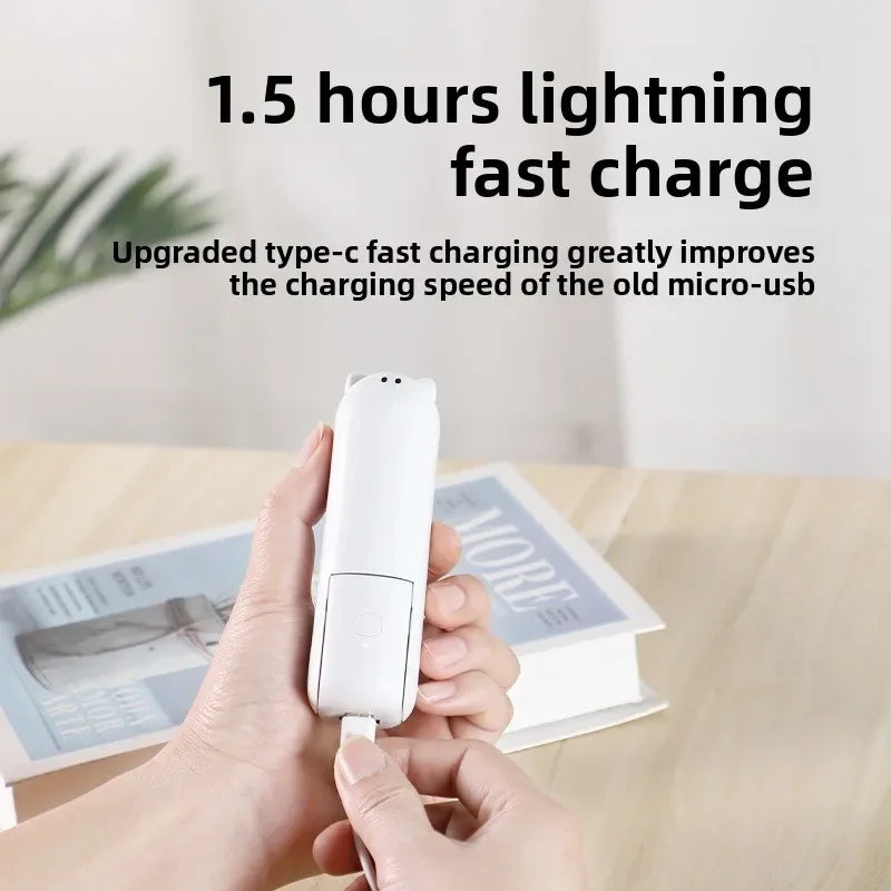 Portable 3 Speed Foldable Mini Handheld Fan USB Rechargeable