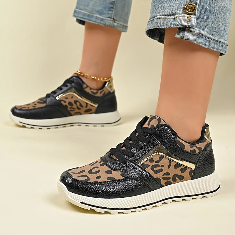 Leopard Print Platform Shoes