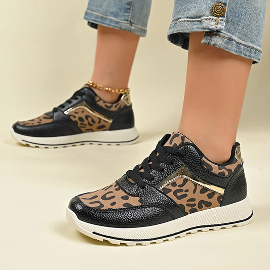 Leopard Print Platform Shoes