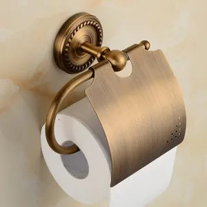 Solid Brass Bathroom Accessories Set,Robe hook,Paper Holder,Towel Bar,Soap Basket,Bathroom Fitting Sets