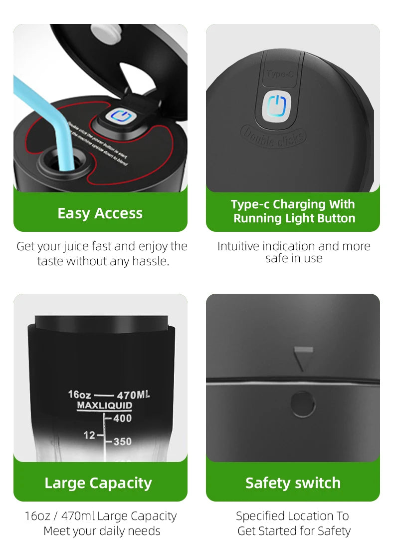 USB Electric Portable Blender