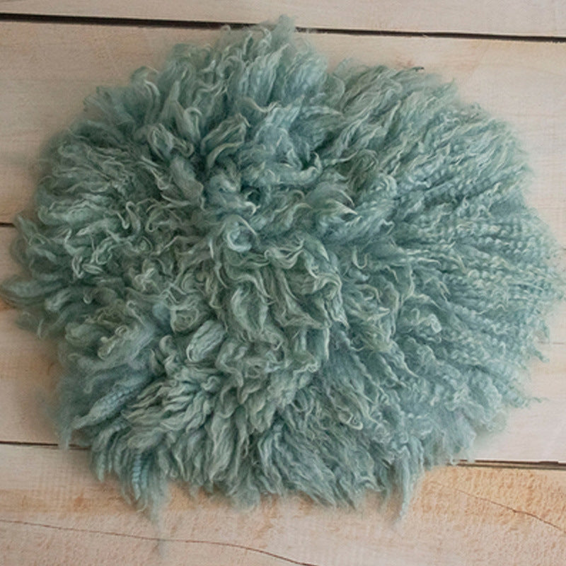 100% Flokatti Wool Mats Baby Photography Blanket Newborn Wrap Flokati Props for Newborns Photo Shoot Fotografia Accessories