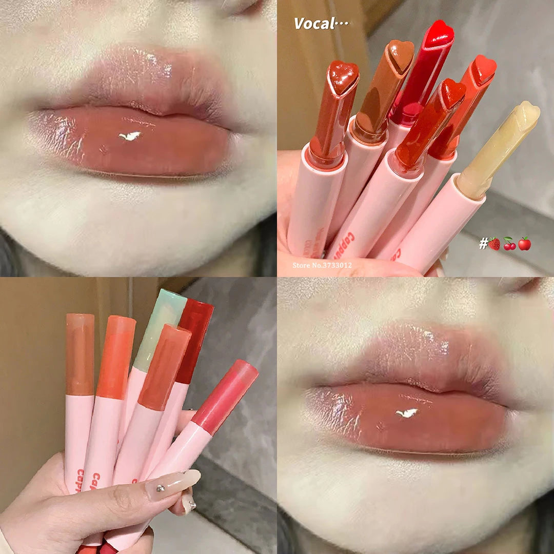 Rose Shimmer Heart Lip Moisturiser