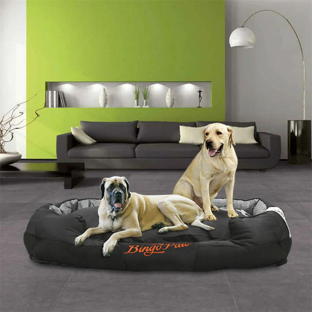BingoPaw Large Soft Dog Bed with Removable Cushion
