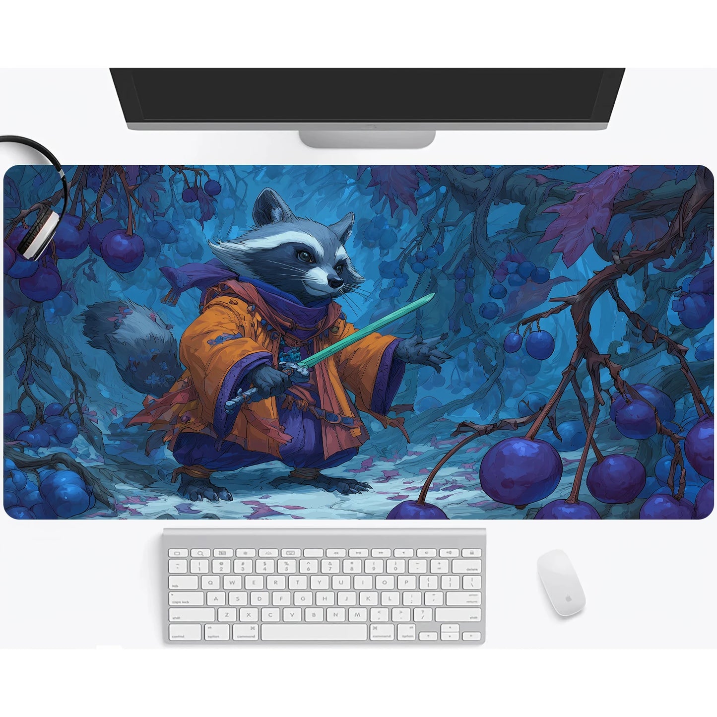 Magic playmat gathering gaming mats Frog Wizard theme anime desk mat Desk accessories 35X60cm mouse mat Raccoon tapete magic mtg