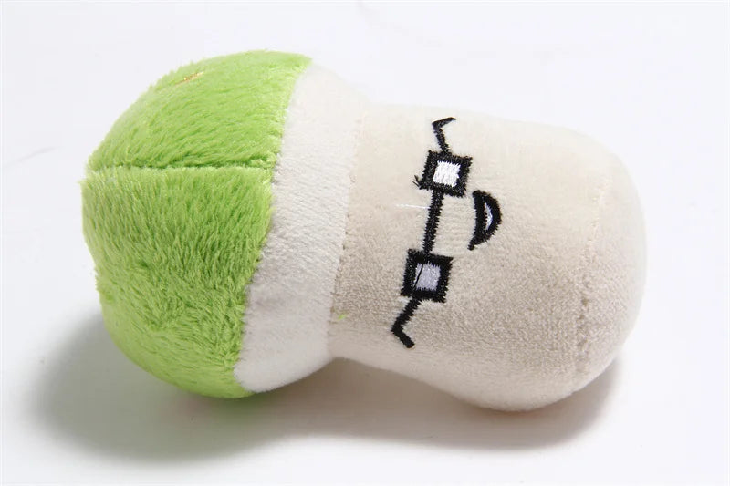 Plush Fruit-Shaped Dog Toy – Squeaky Chew Toy for Small & Medium Dogs, Teeth-Cleaning Pet Toy for Puppies and Cats