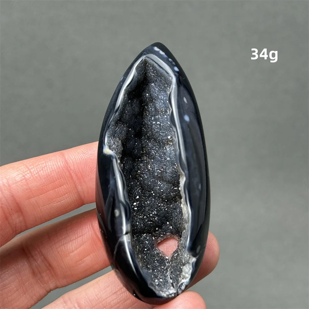 Healing Energy Natural Black Gemstone