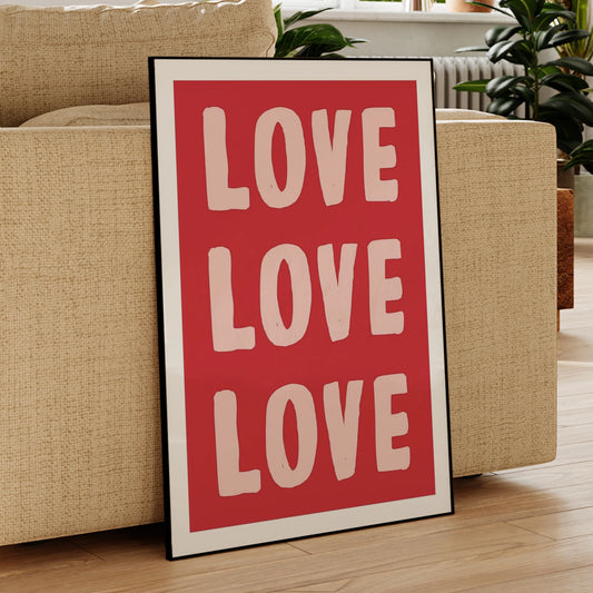 Love Valentine's Day Gift Wall Art Prints Canvas Painting Poster Picture For Living BedRoom Home Decor