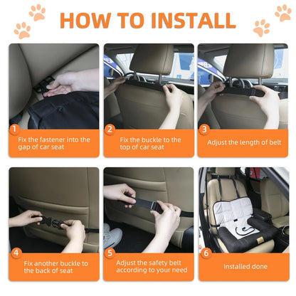 Portable Dog Car Seat Bed Pet
