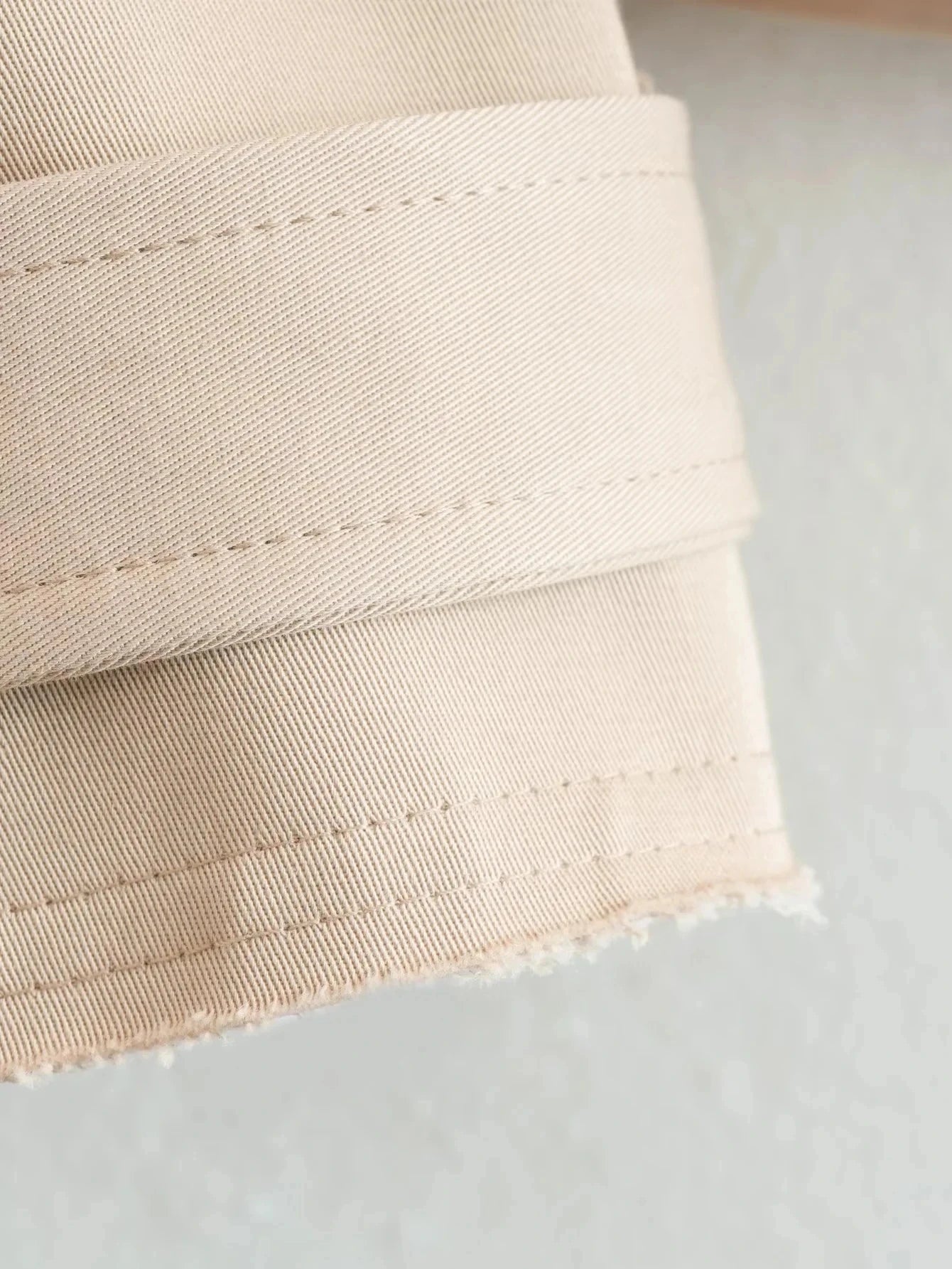Belt Cropped Trench Coat