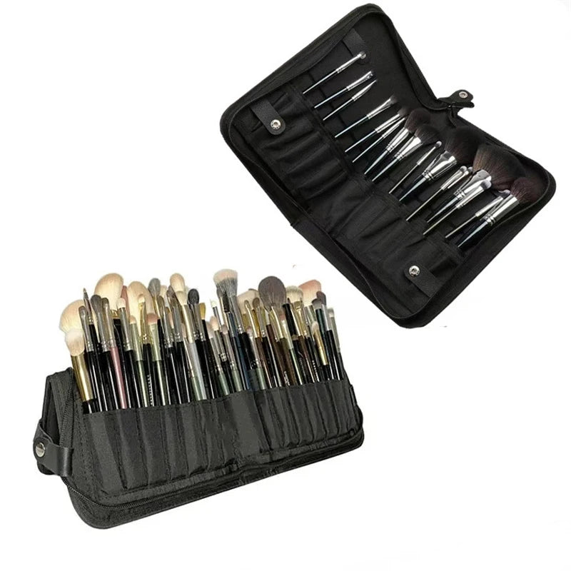 29 Foldable Makeup Brush Bag