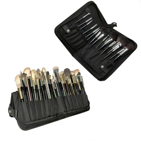 29 Foldable Makeup Brush Bag