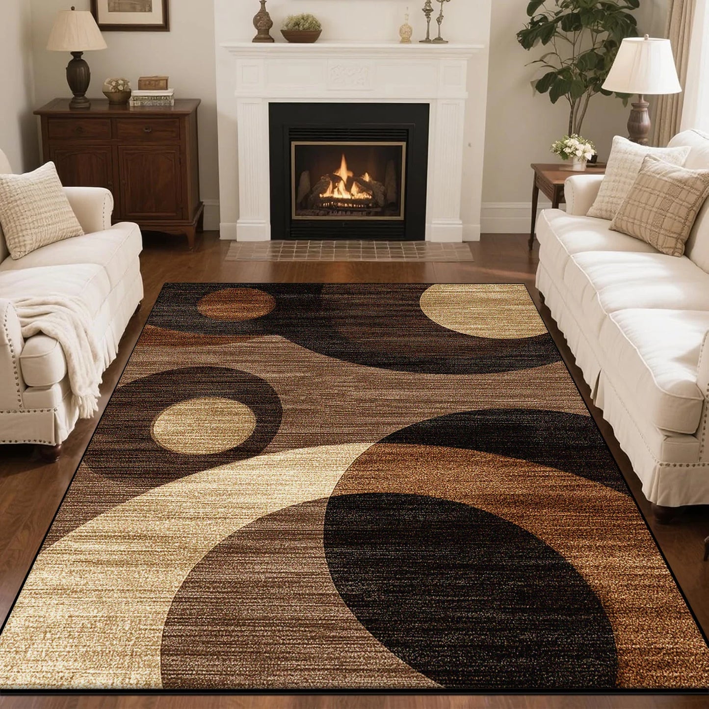 Nordic Simple Style Living Room Sofa Carpet Non-slip Machine Washable Decoration Lounge Rug Modern Soft Fluffy Bedroom Floor Mat