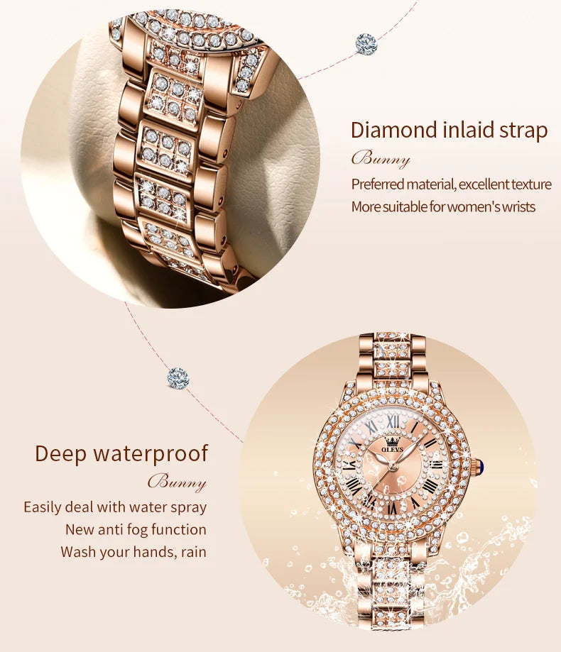 Stainless Steel  Diamond Watch