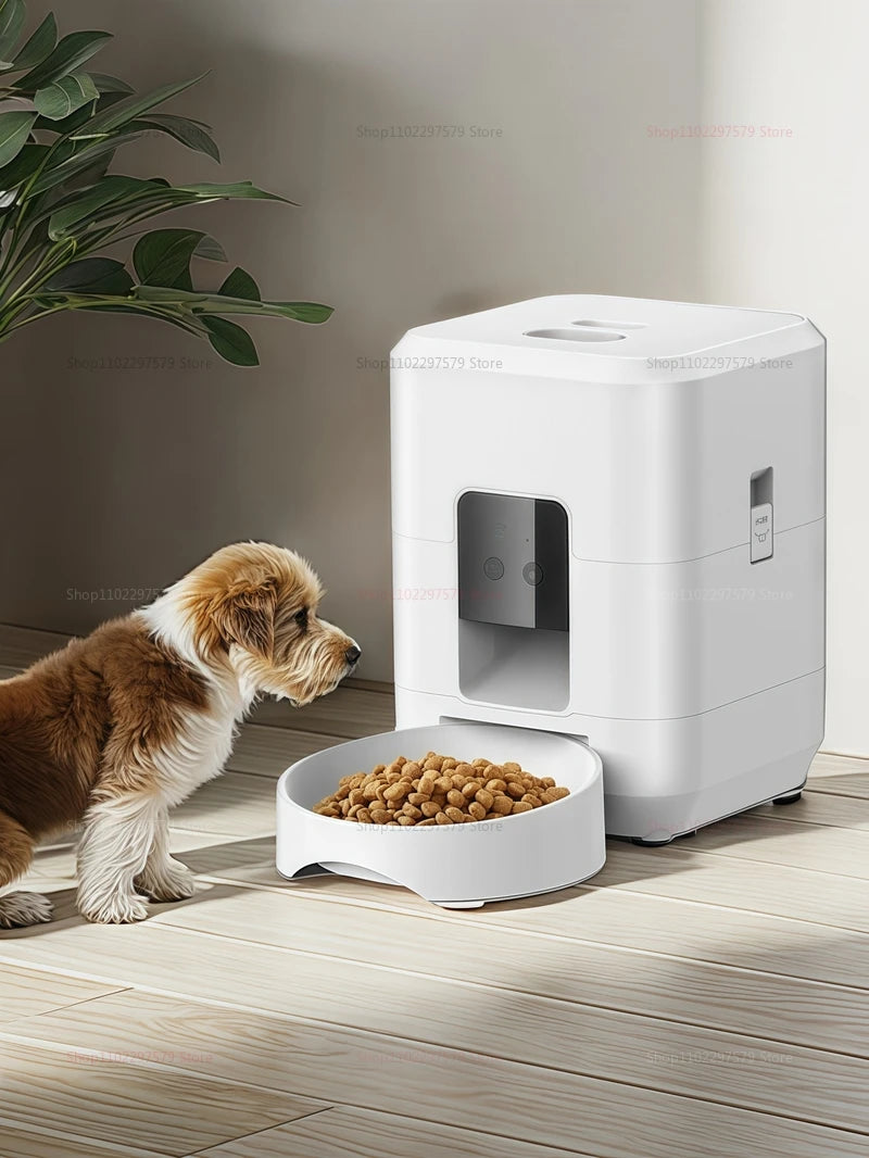 Smart Pet Feeder WiFi Version Timed And Quantitative Automatic Pet Food Distributor Smart Pet Feeder Automatic Feeders.