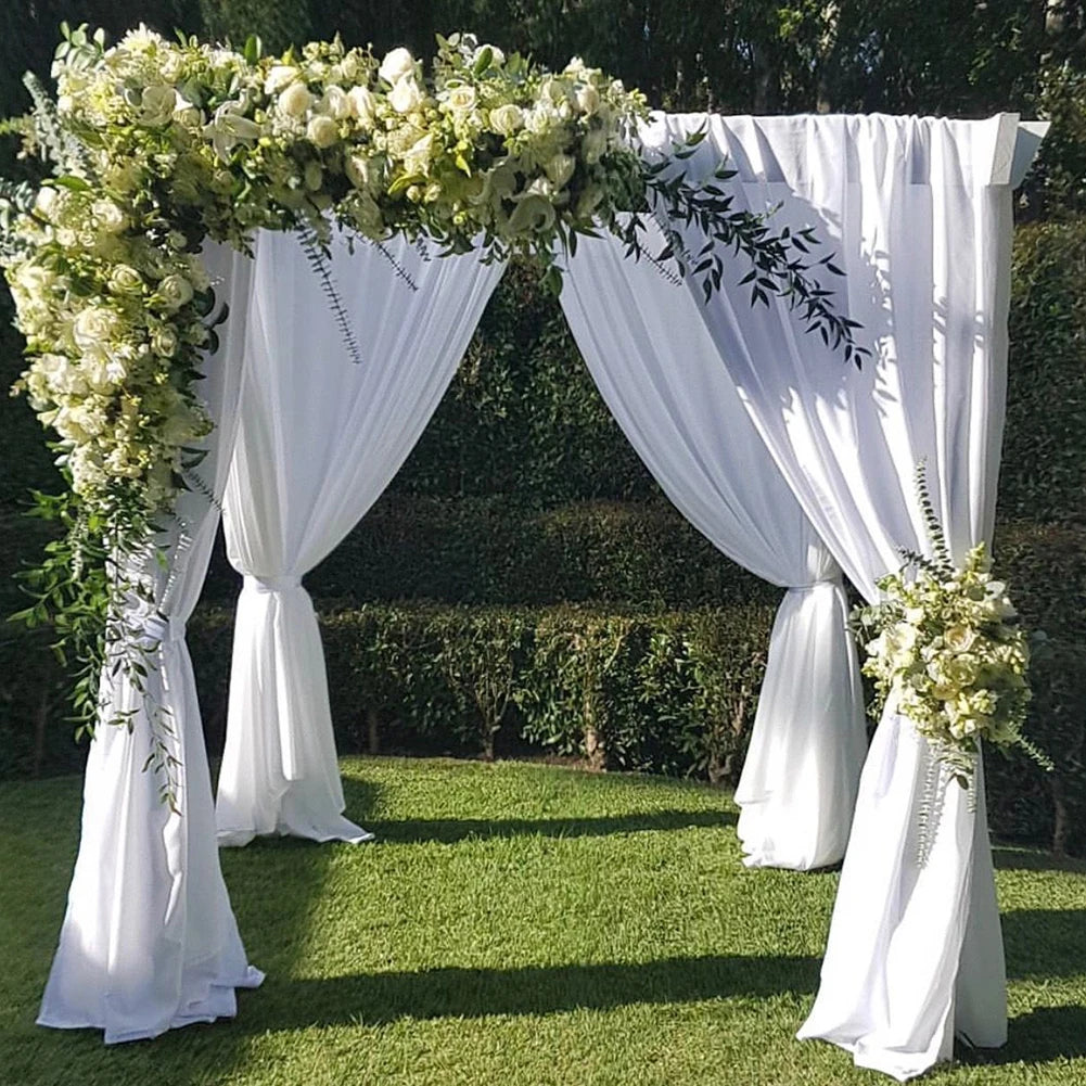 3M x 3M Wedding Backdrop Stand Canopy Frame Adjustable Awning Stand Kit