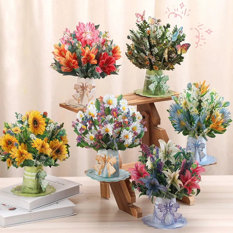 3D Pop UP Love Card for Wife and Girlfriend Gift for Valentines Day Anniversary Wedding Invitation Greeting Thank You Cards