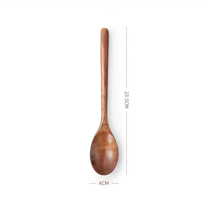 2pcs Wooden Spoon Tableware