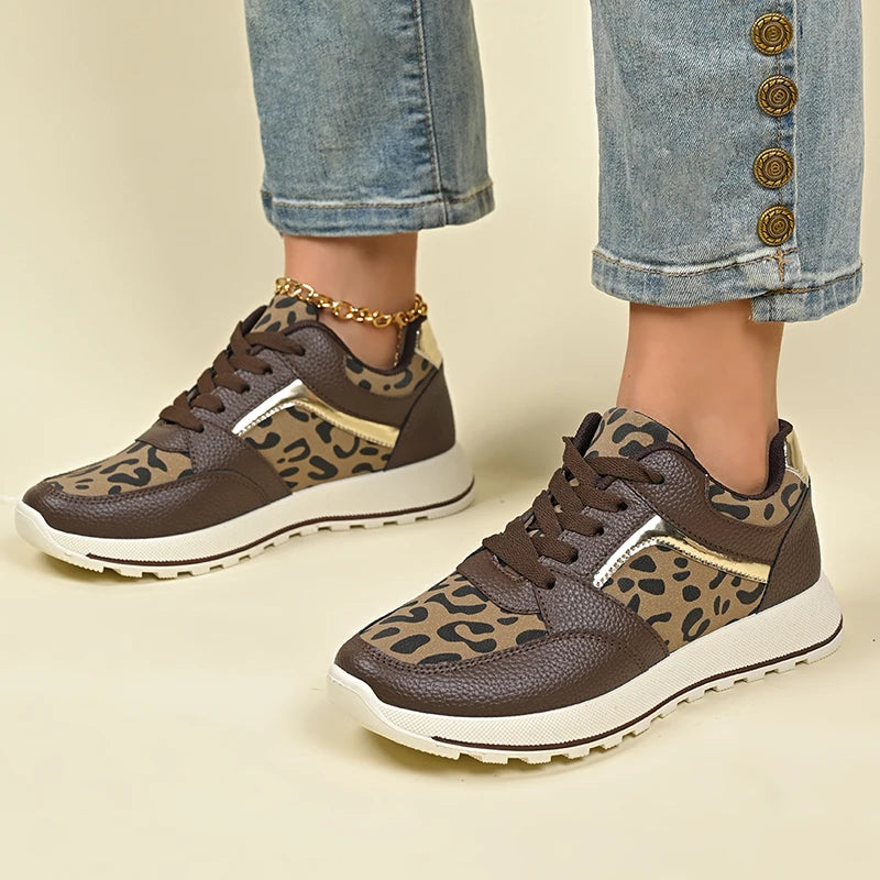 Leopard Print Platform Shoes