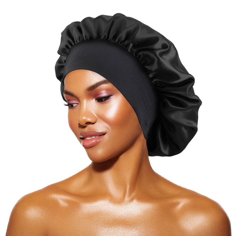 Satiin Elastic BandB Head Cap