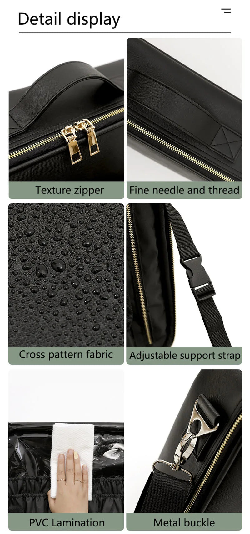 Professional Travel Makeup Cosmetic Bag