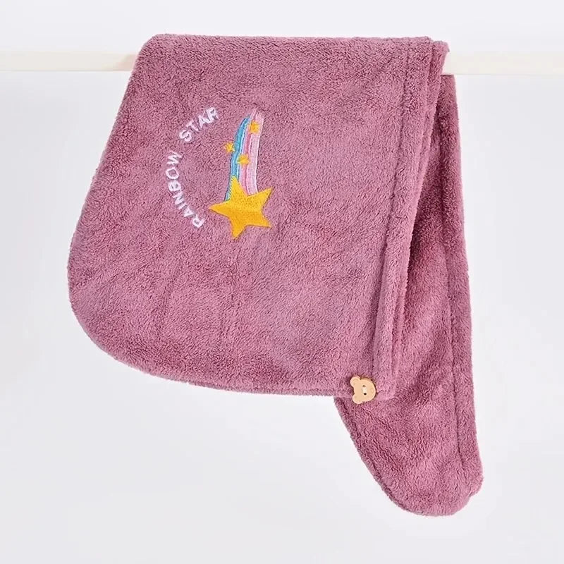 Absorbent Women Head Towel Dry Hair Hat