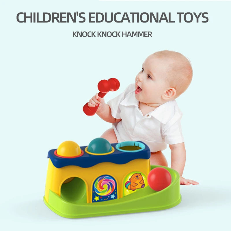 Children’s Interactive Ground Mouse Puzzle Toy – Tapping, Sound-Making, and Parent-Child Play