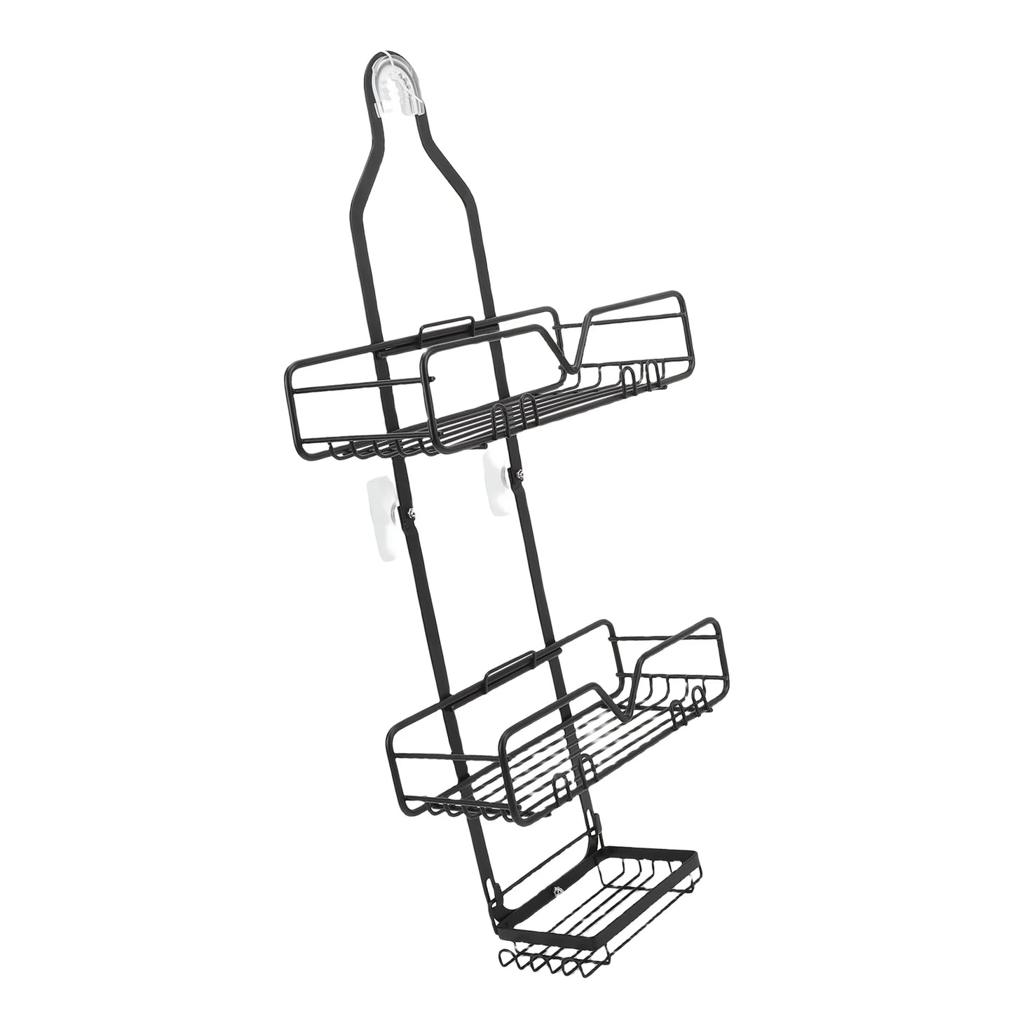 Hanging Shower Organizer High Carbon Steel Minimalist Modern Multi Layer Over Head Shower Caddy for Shampoo Body Wash Soap