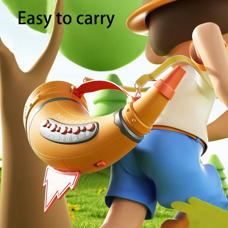 Animal Caller Electronic Toy – Horn-Style Sound Maker with Elephant, Tiger, Wolf, Cat, Dog, Cow, and Bird Sounds for Kids