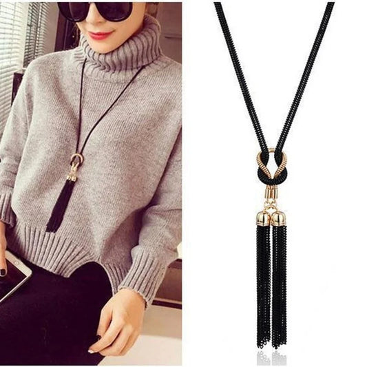 Necklaces Pendants Tassel Sweater Chain