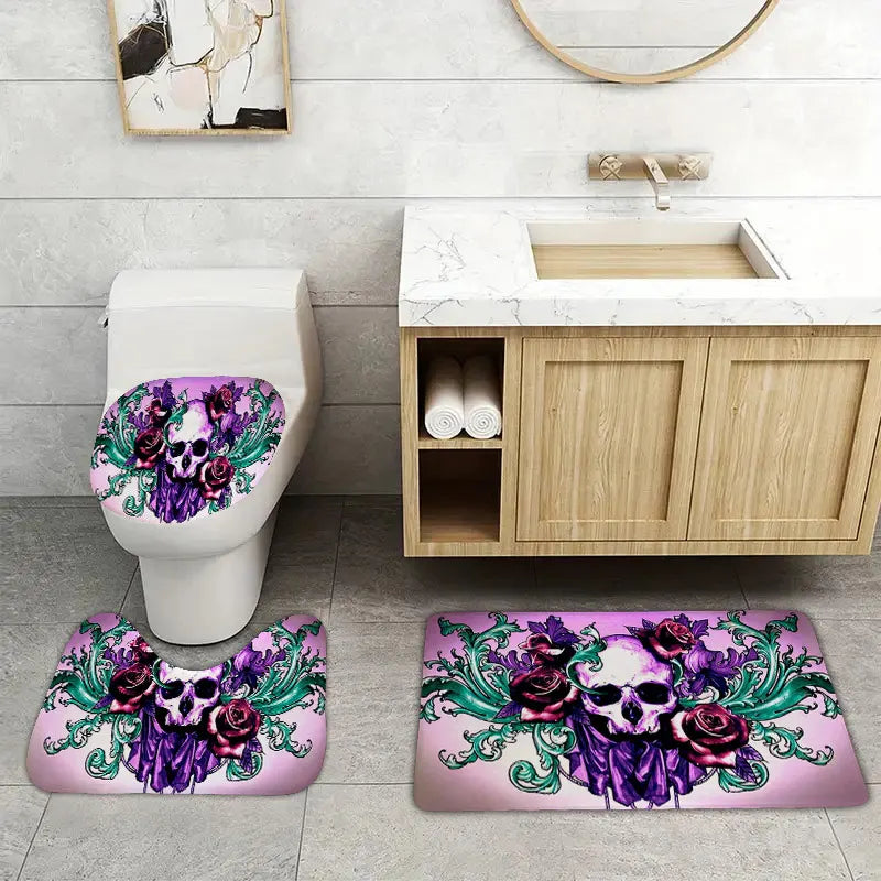3pcs Halloween Bathroom Set