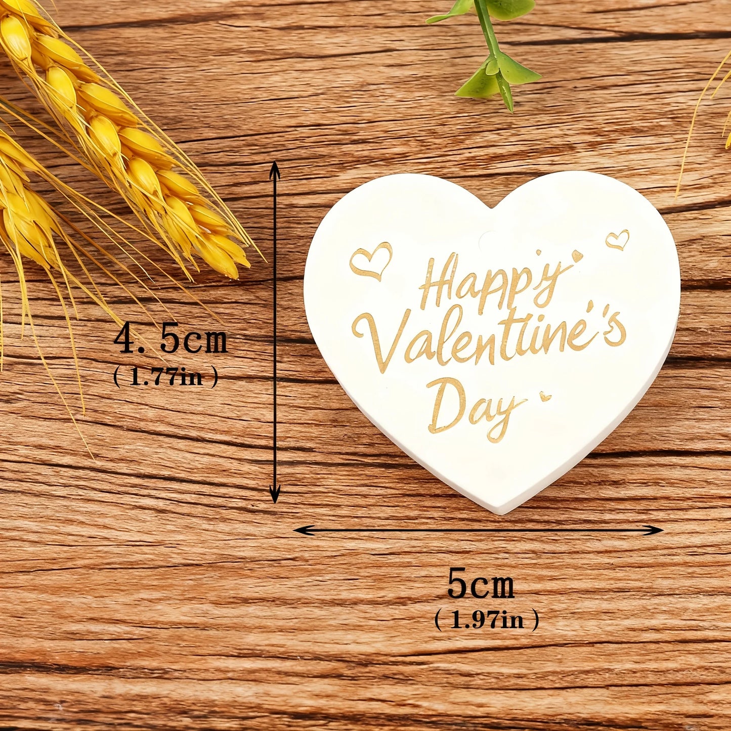 30pcs Valentine's Day Hang Tags with Hot Foil Stamping Heart-Shaped Cards Valentine's Day Gift Packaging Labels and Hang Tags