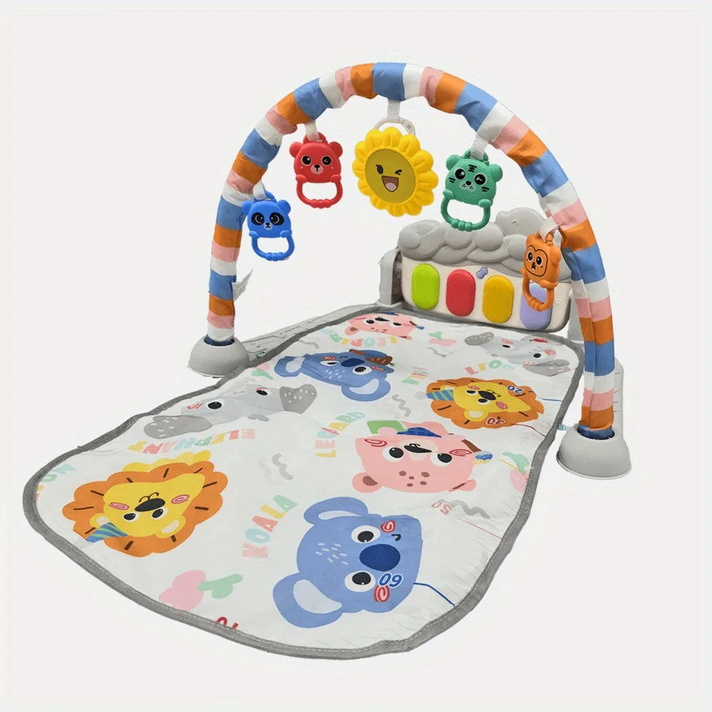 Baby Piano Music Mat Activity Gym Musical Keyboard Crawling Game Pad Early Educational Toys for Infant Newborn 0 36 Months
